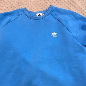 Adidas Men's Crewneck in Vibrant Blue